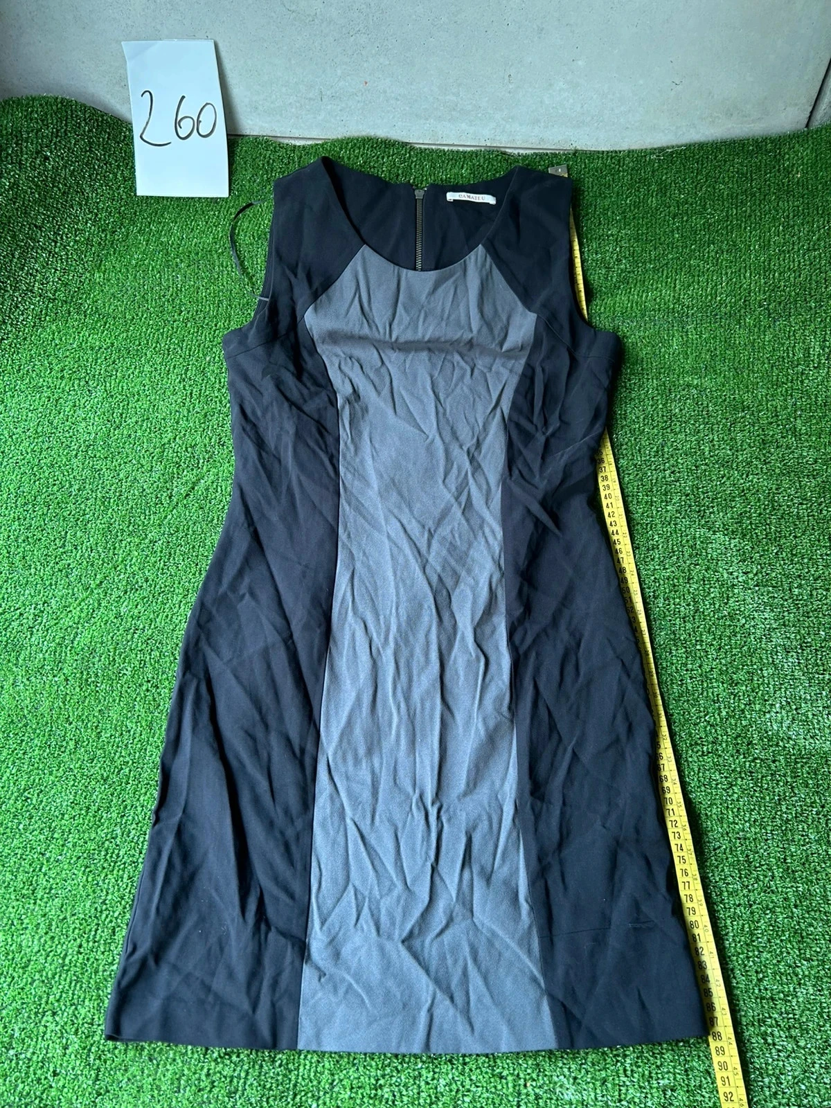 Robe casual noire gris camaïeu taille M
